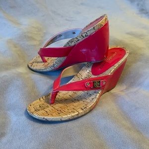 Size 7.5 Arturo Chiang wedge sandals